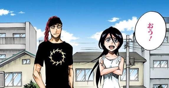 BLEACH、ルキアと恋次の画像