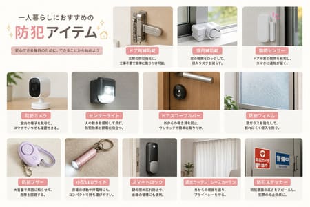 防犯グッズおすすめランキング｜女性の持ち歩き・夜道・一人暮らし対策を紹介アイキャッチ画像